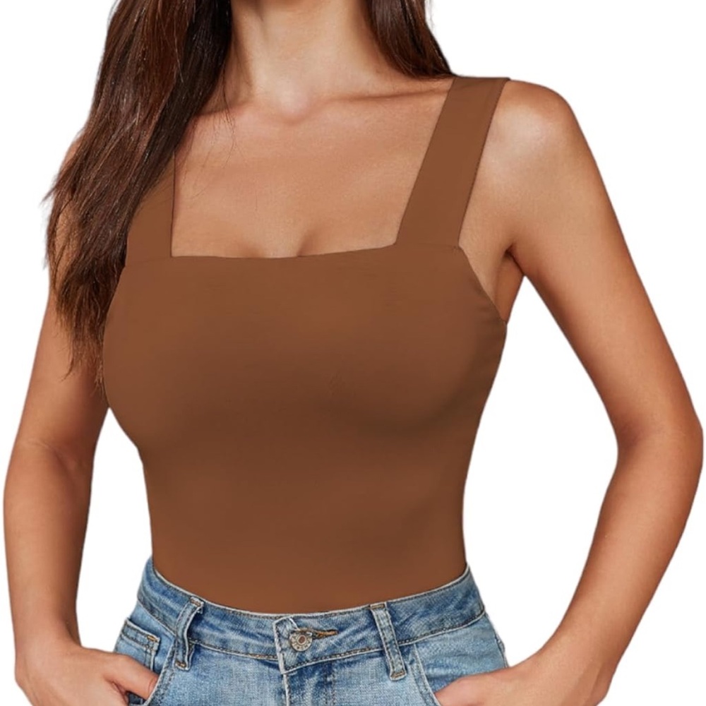 square neck body suit NWOT